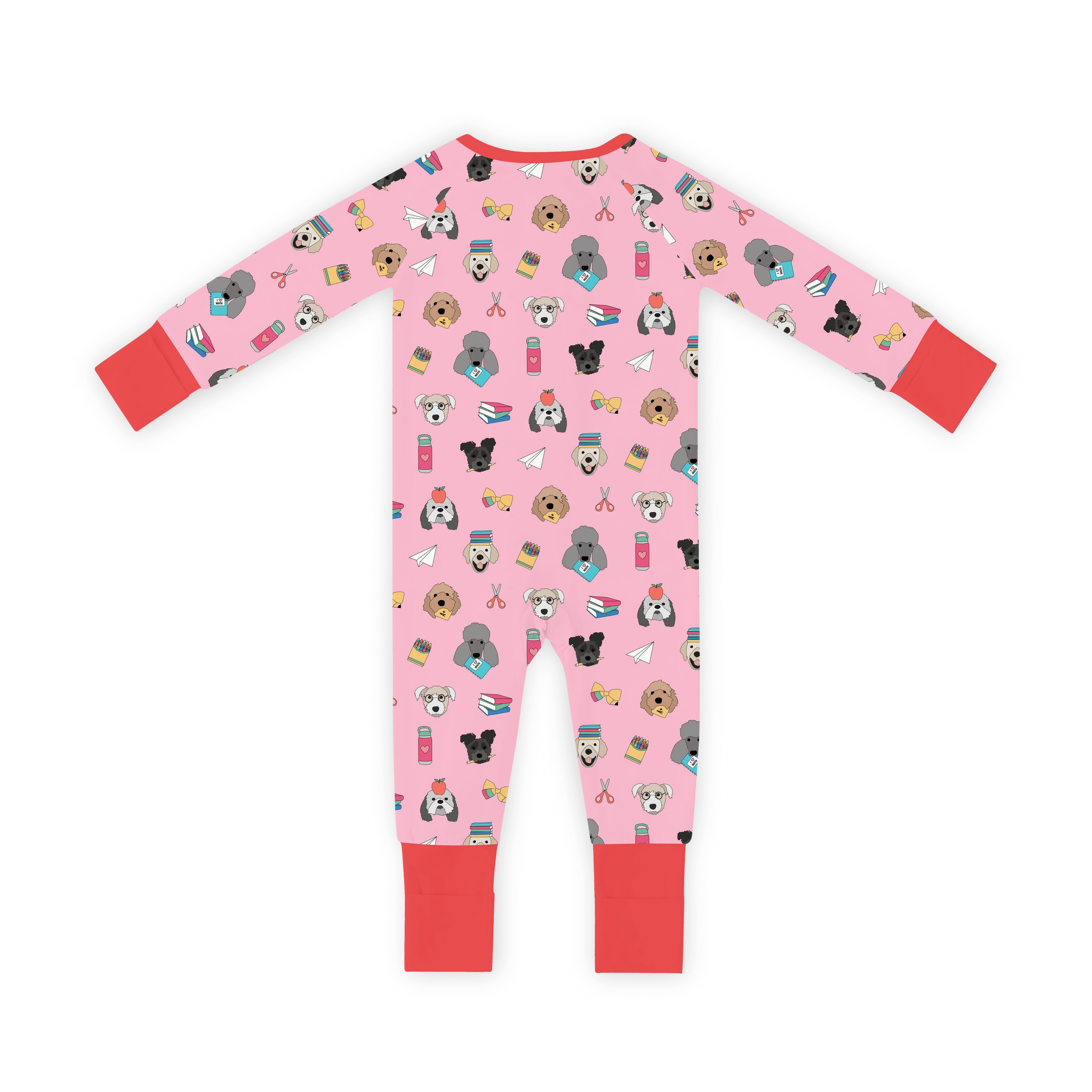 Teacher's Pets - Pups (Convertible Zip Footies) - Bubblegum Pink