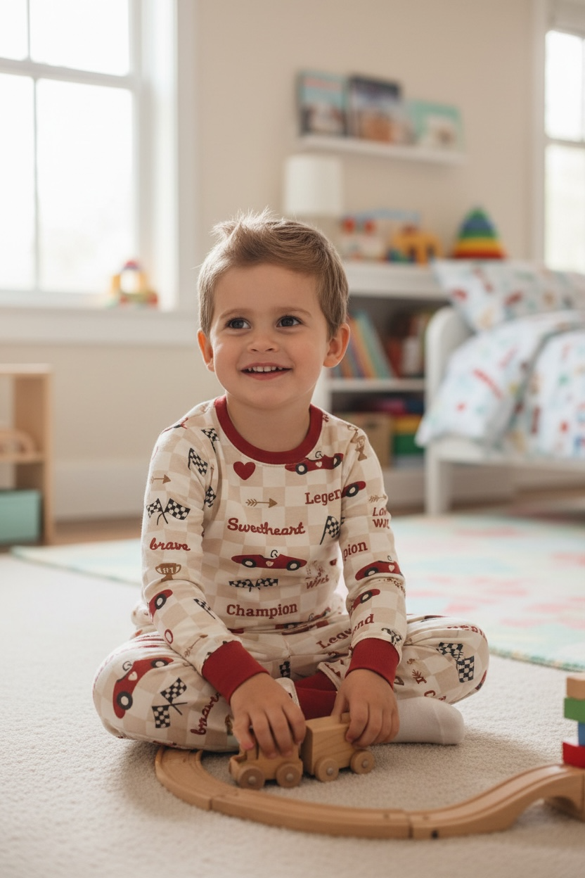 Heart Racer (Long Sleeve PJ)
