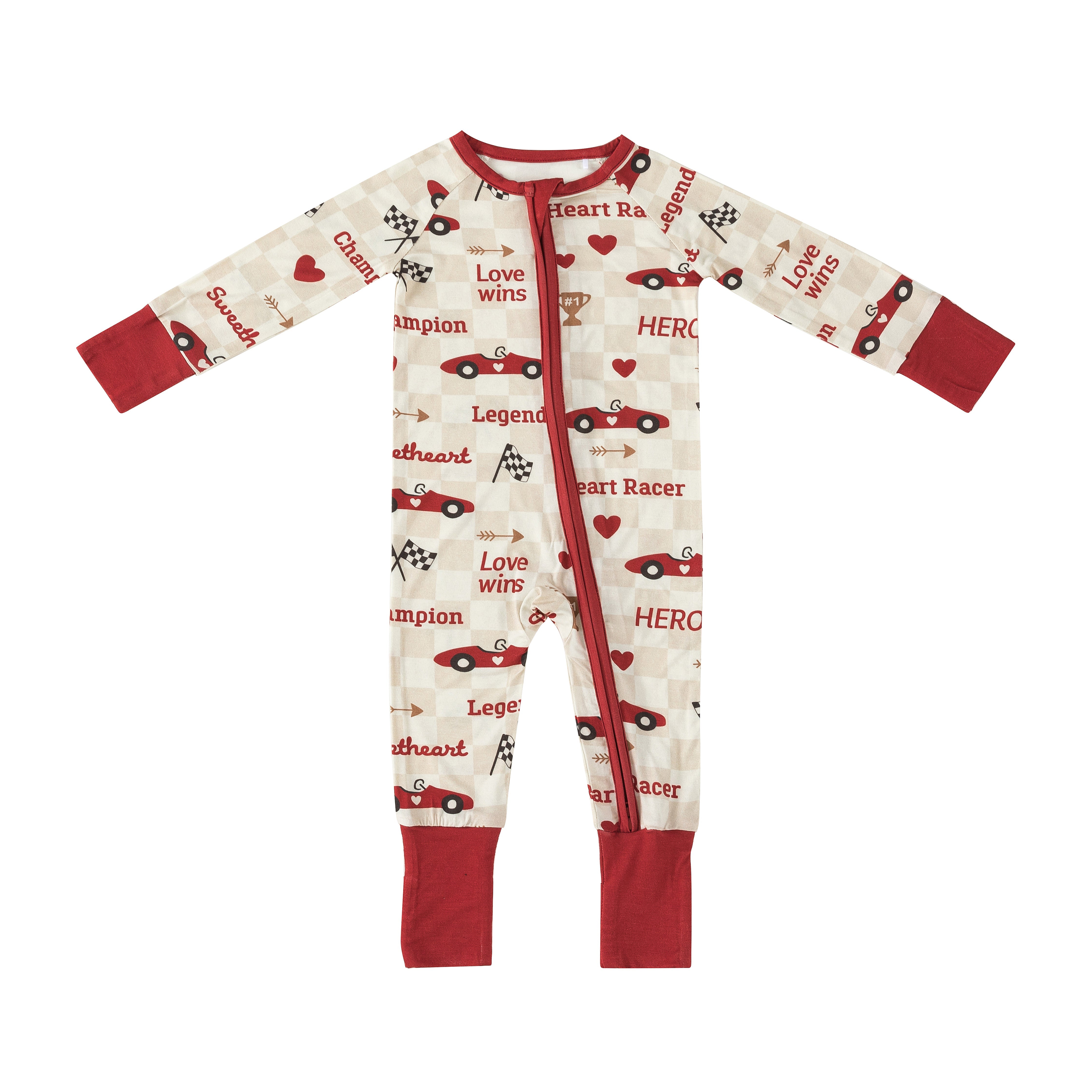 Heart Racer (Convertible Zip Footies)
