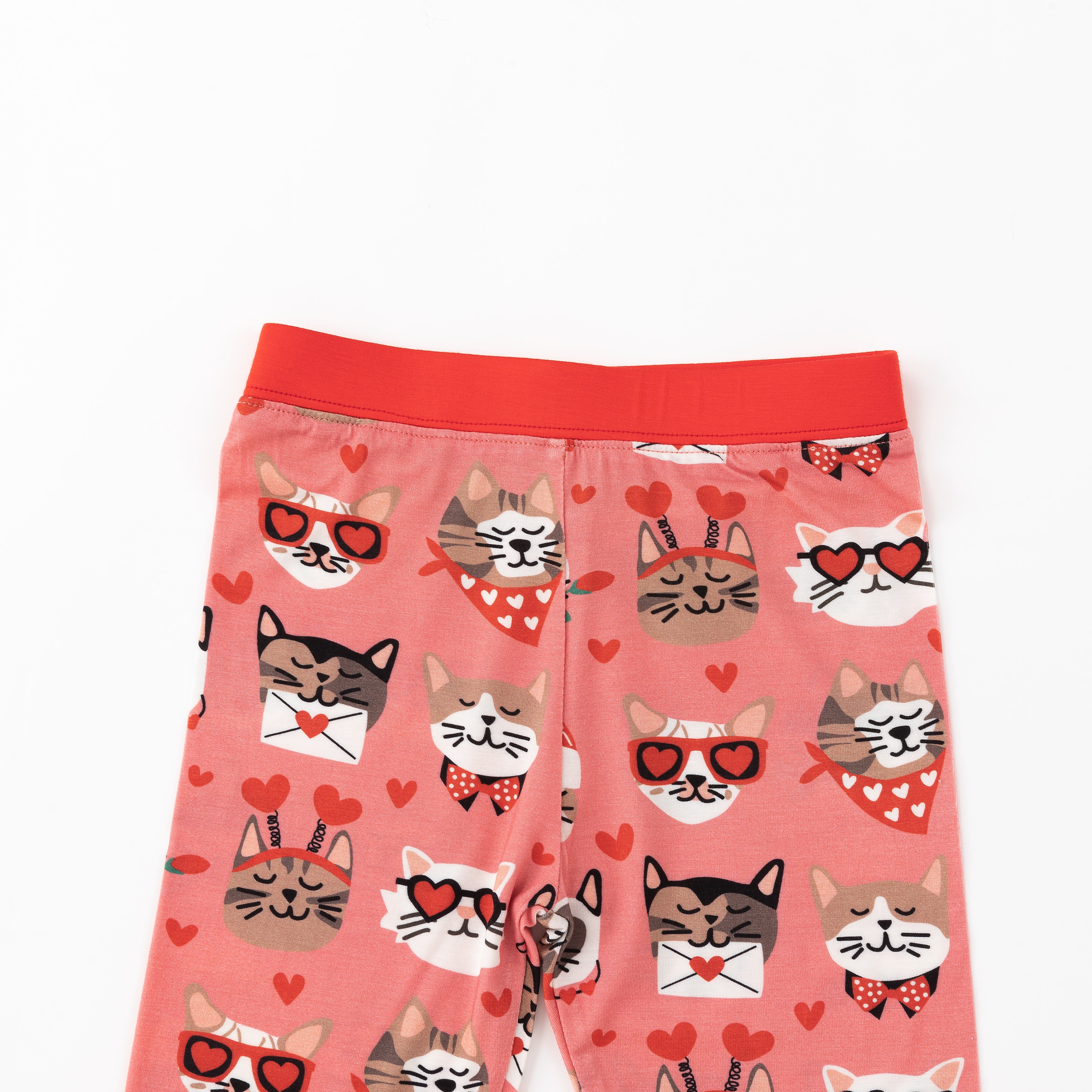 Purrfectly Loved (Long Sleeve PJ) - Warm Rose