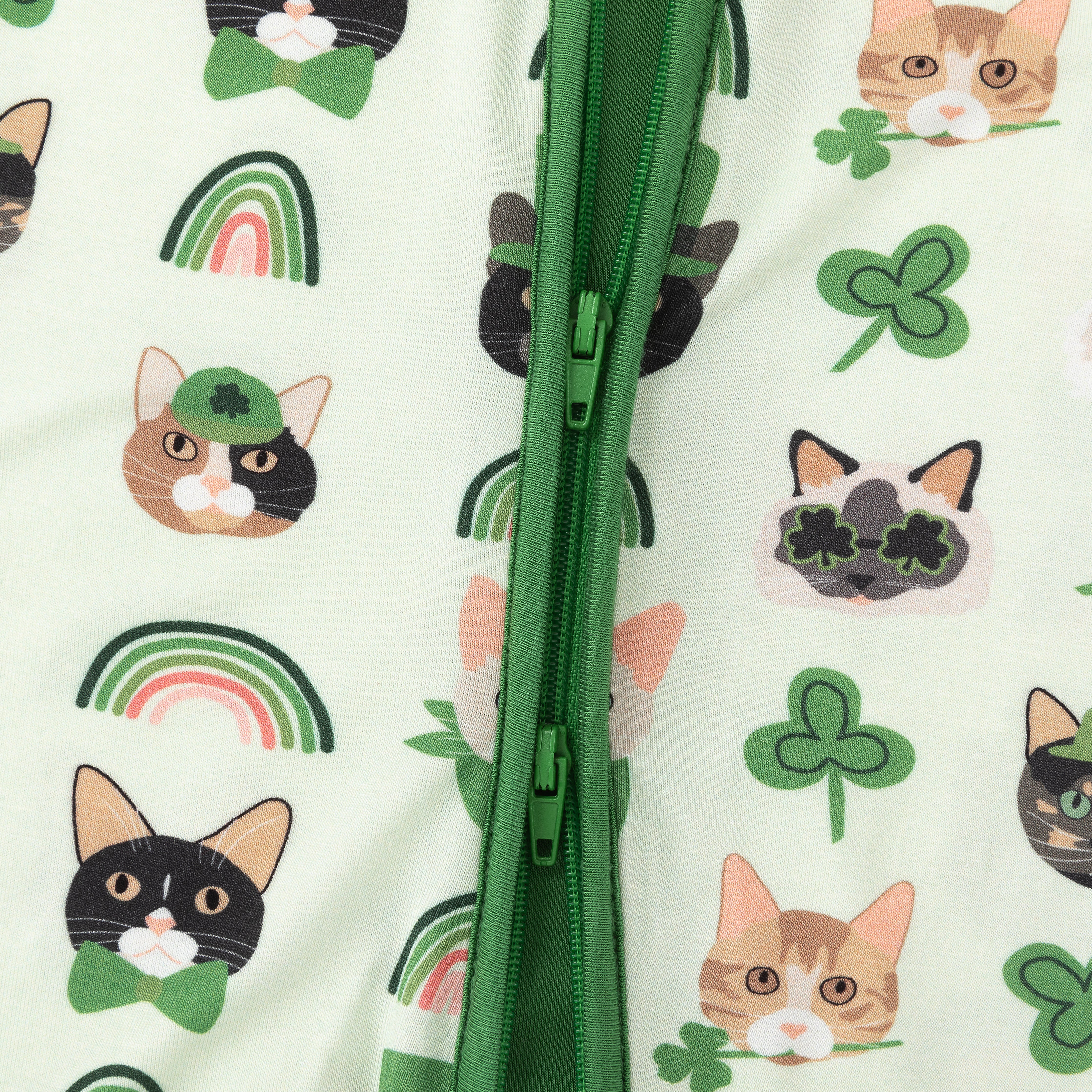 Kitty Parade (Convertible Zip Footies)