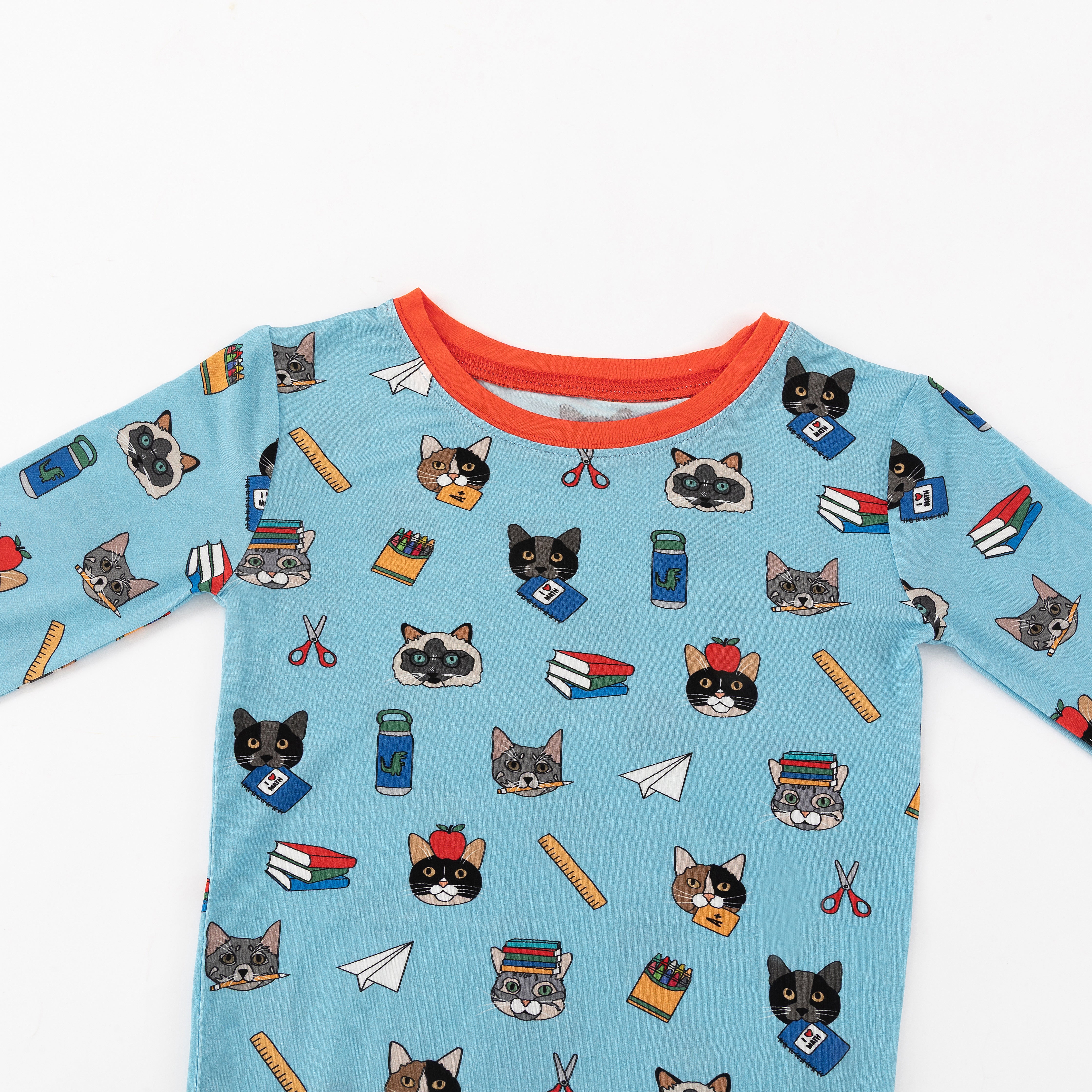 Teacher's Pets - Cats (Long Sleeve PJ) - Blue