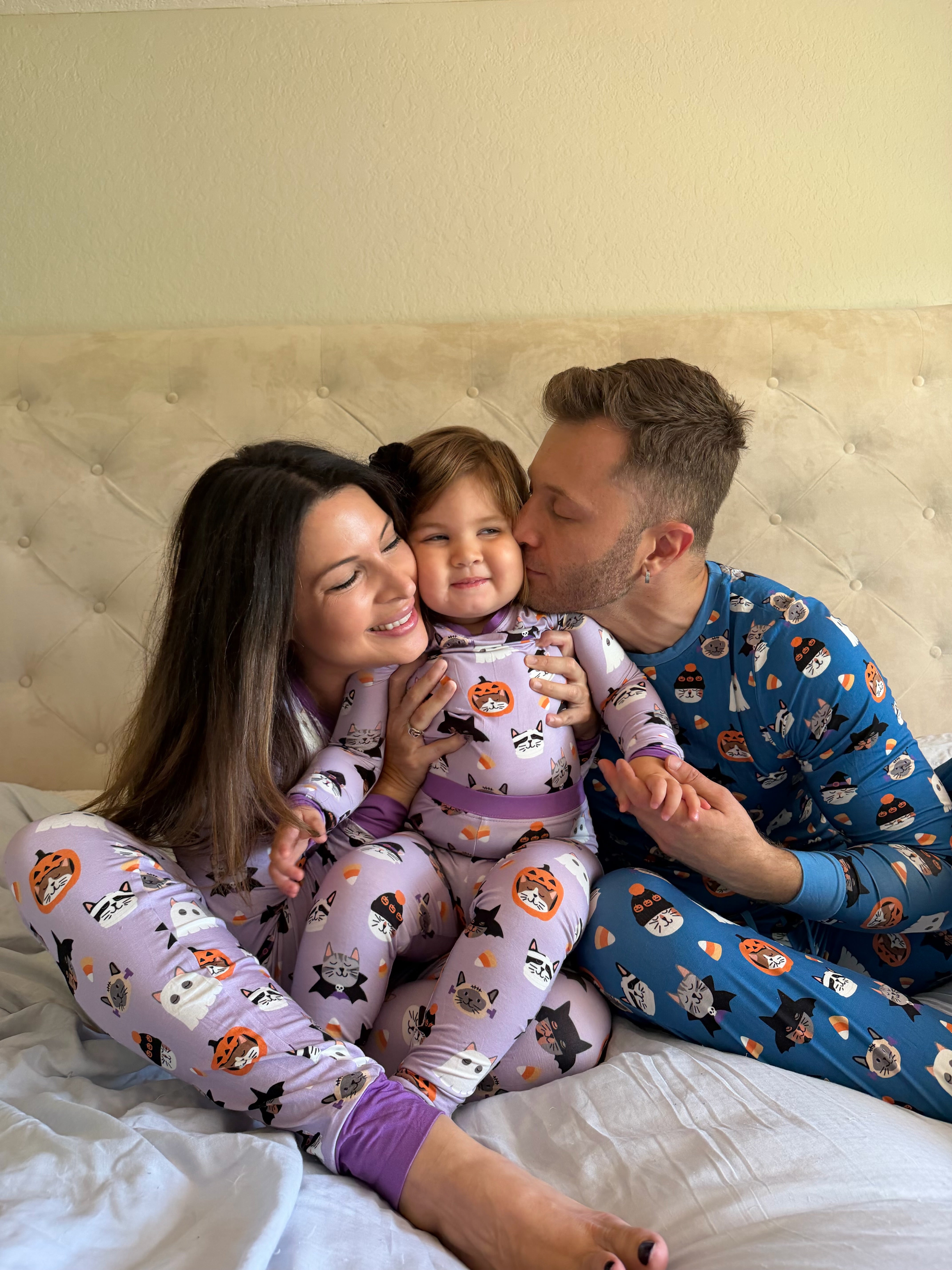 Spooky Cat Society (Men's PJ) - Blue