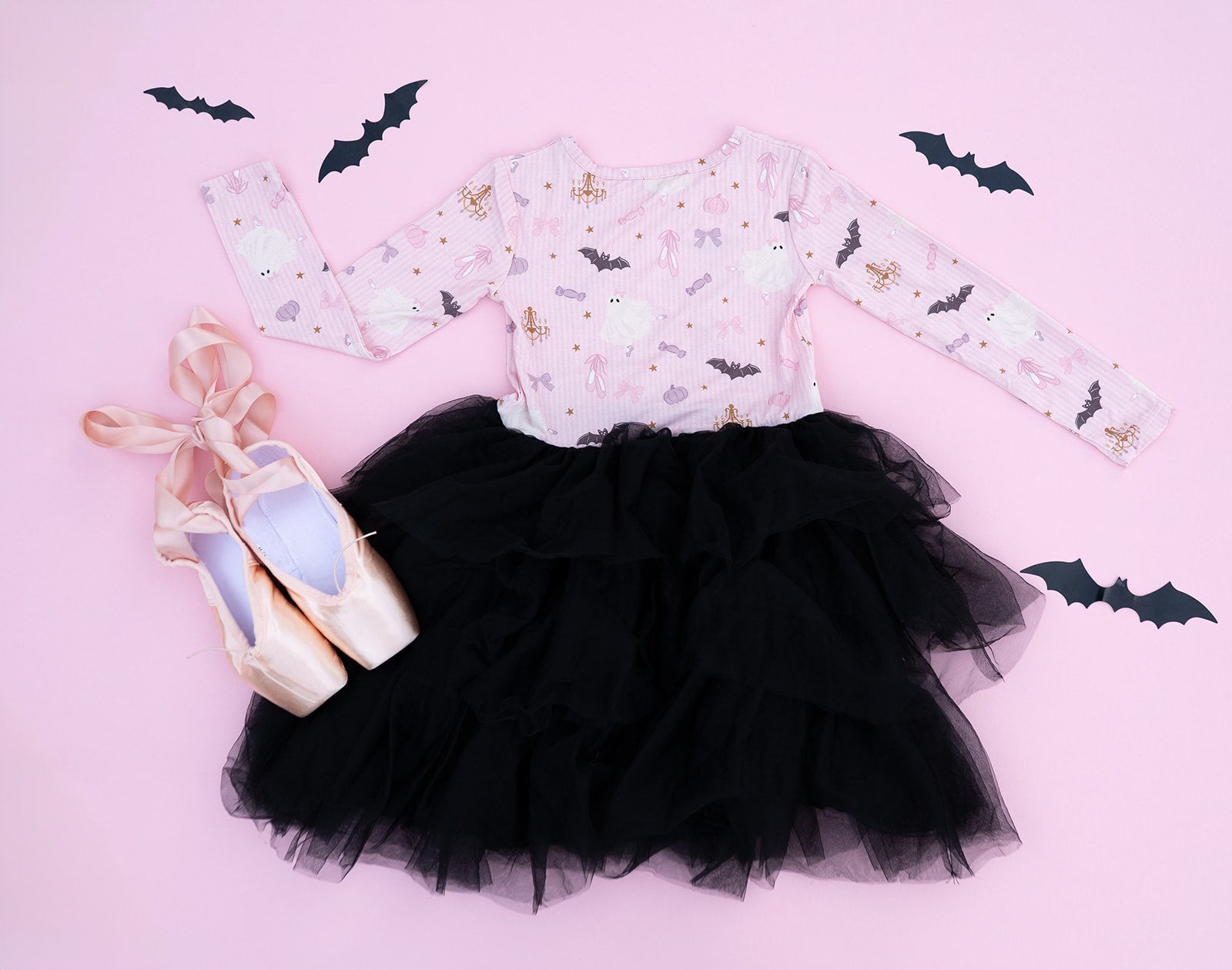 Boo-tiful Ballet (Long Sleeve Tutu Dress)
