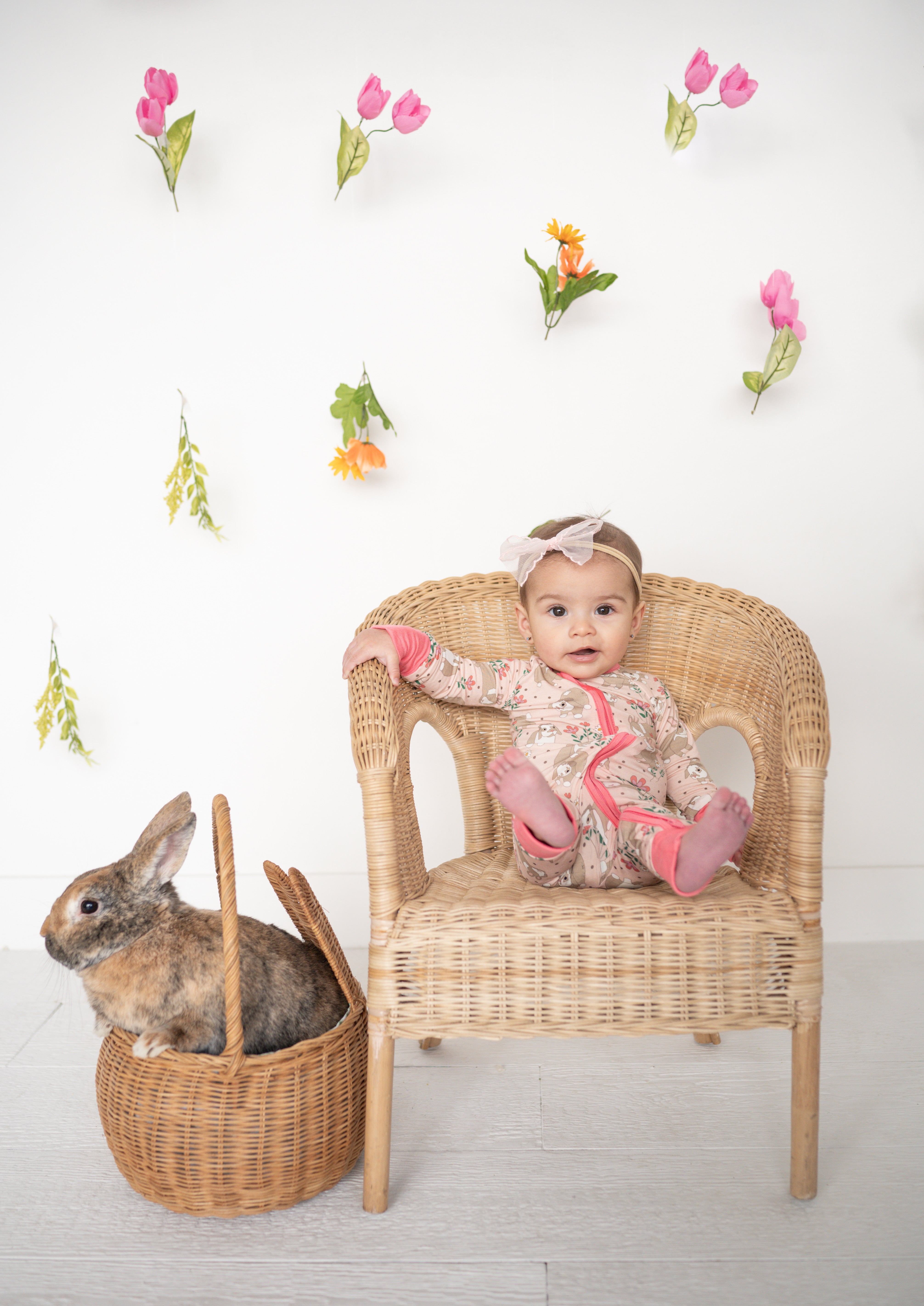 Meadow Bunny (Convertible Zip Footies)