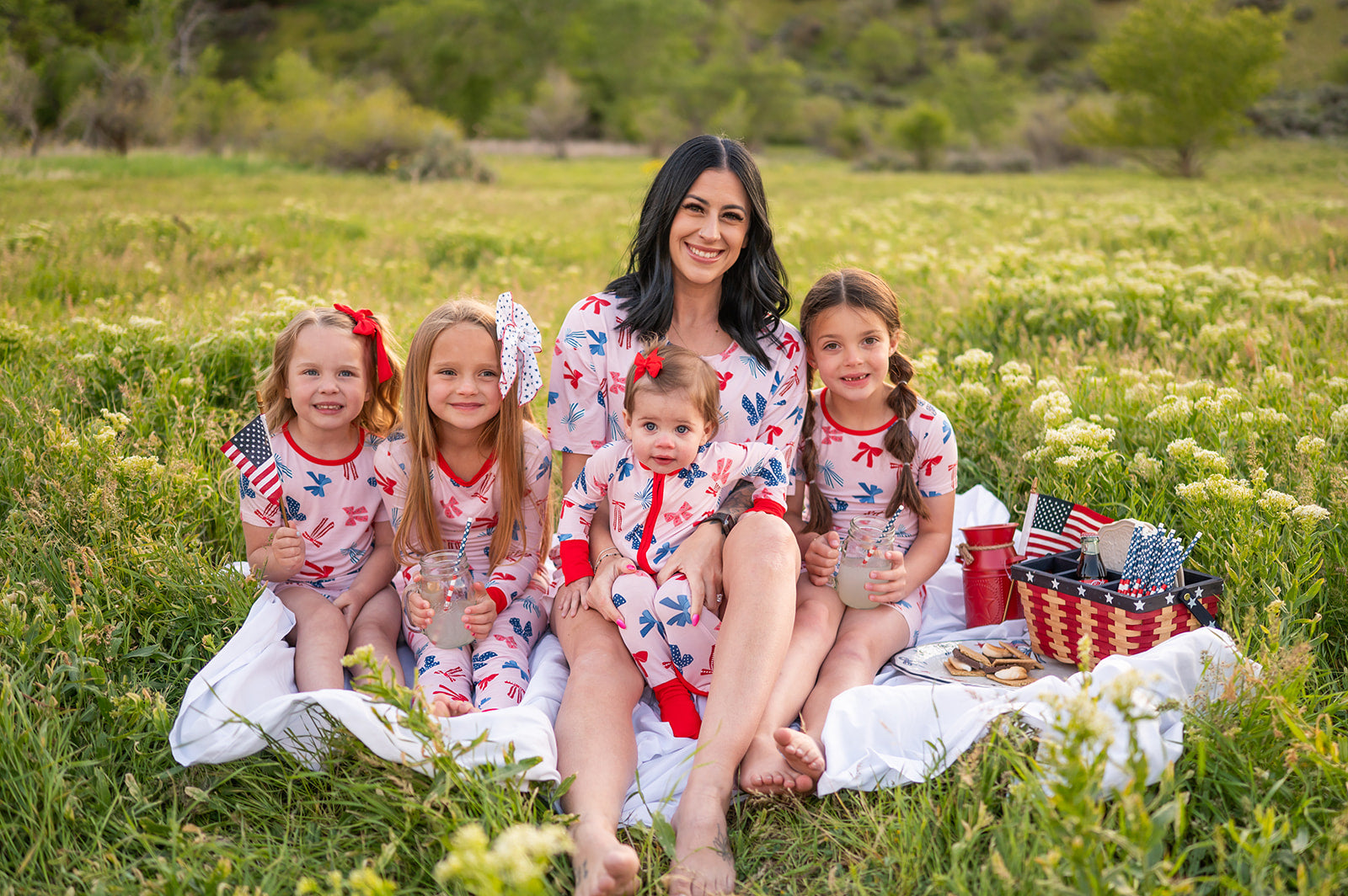 Americana Bows (Romper)