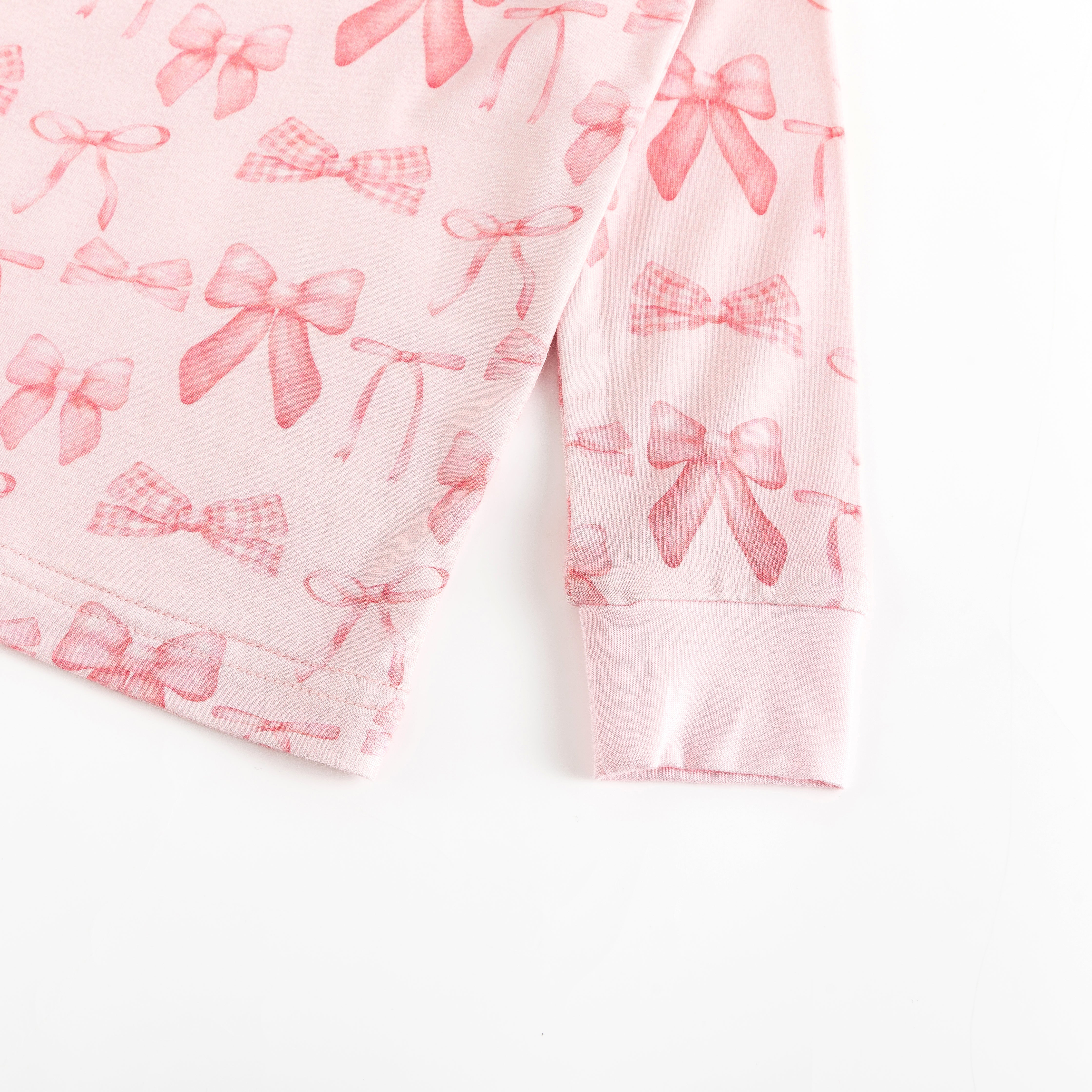 Pink Bows (Long Sleeve PJ)