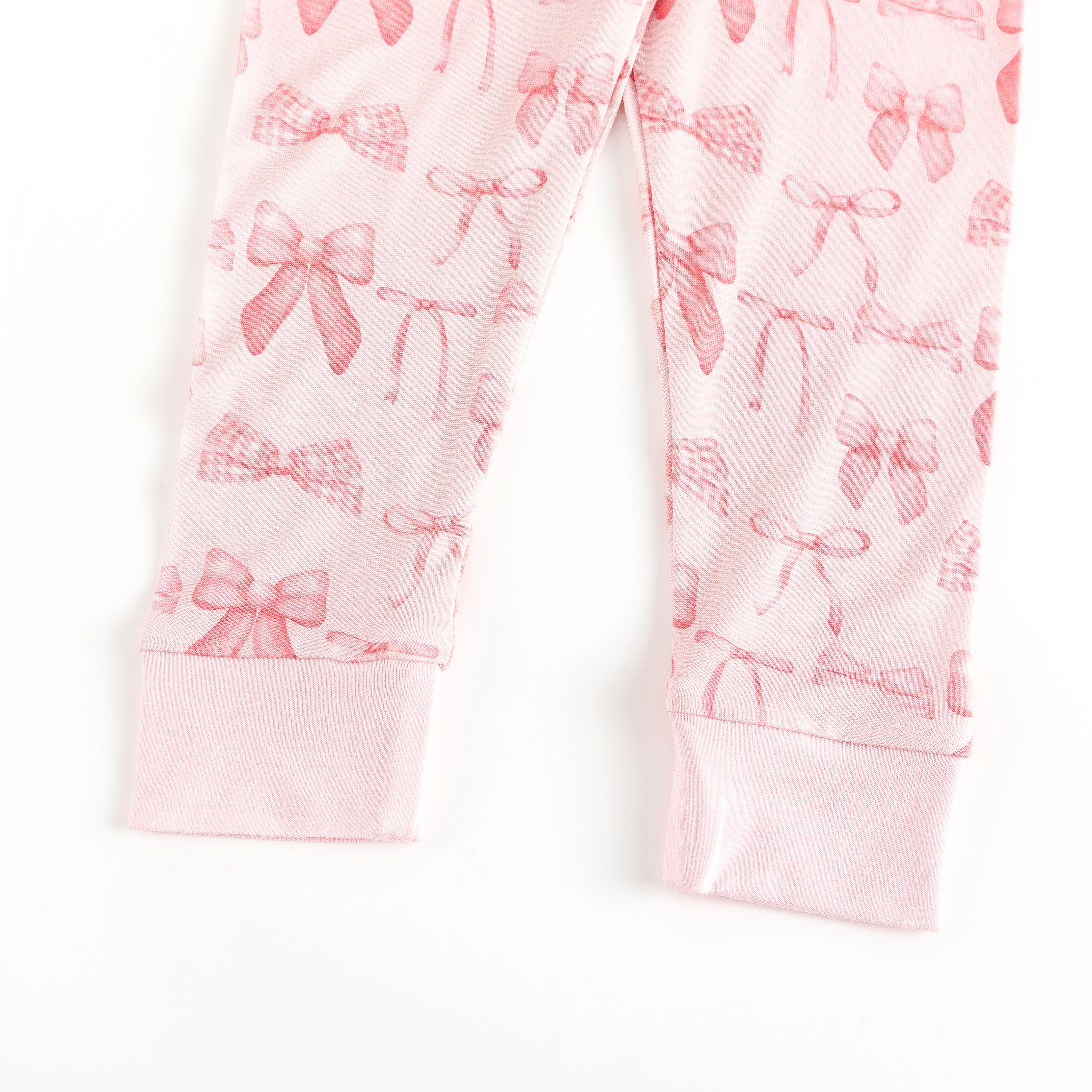Pink Bows (Long Sleeve PJ)