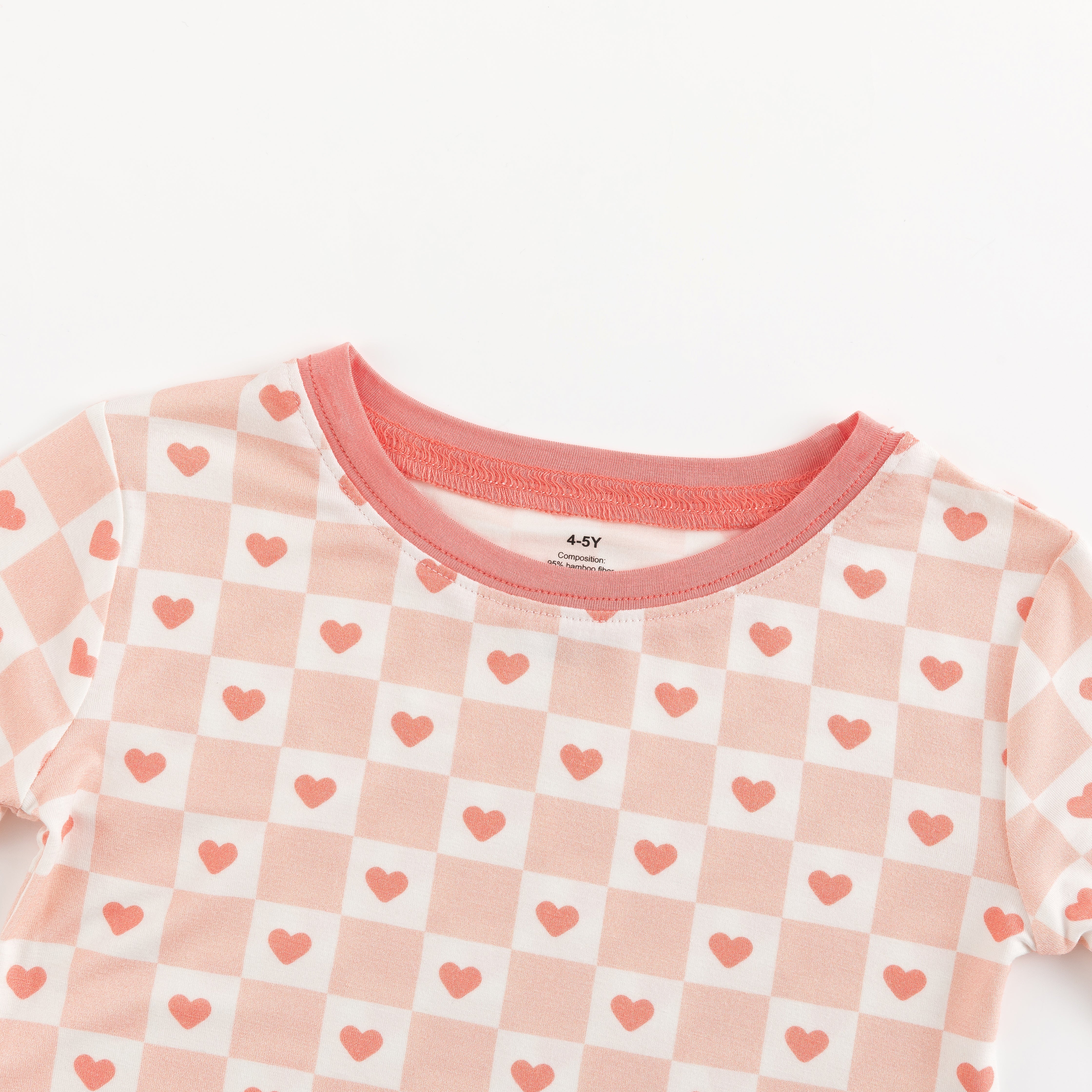 Checkerboard Hearts (Long Sleeve PJ)
