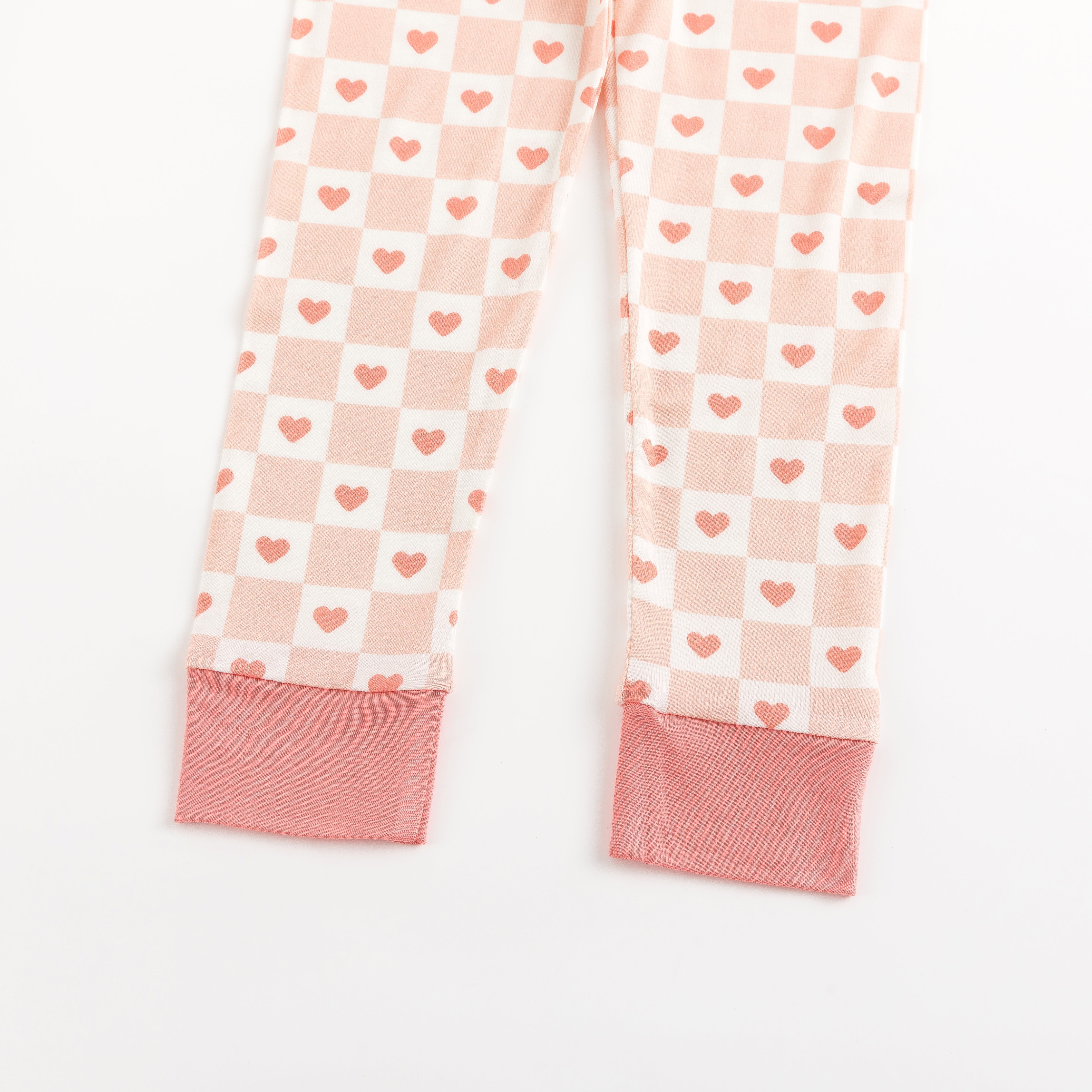 Checkerboard Hearts (Long Sleeve PJ)