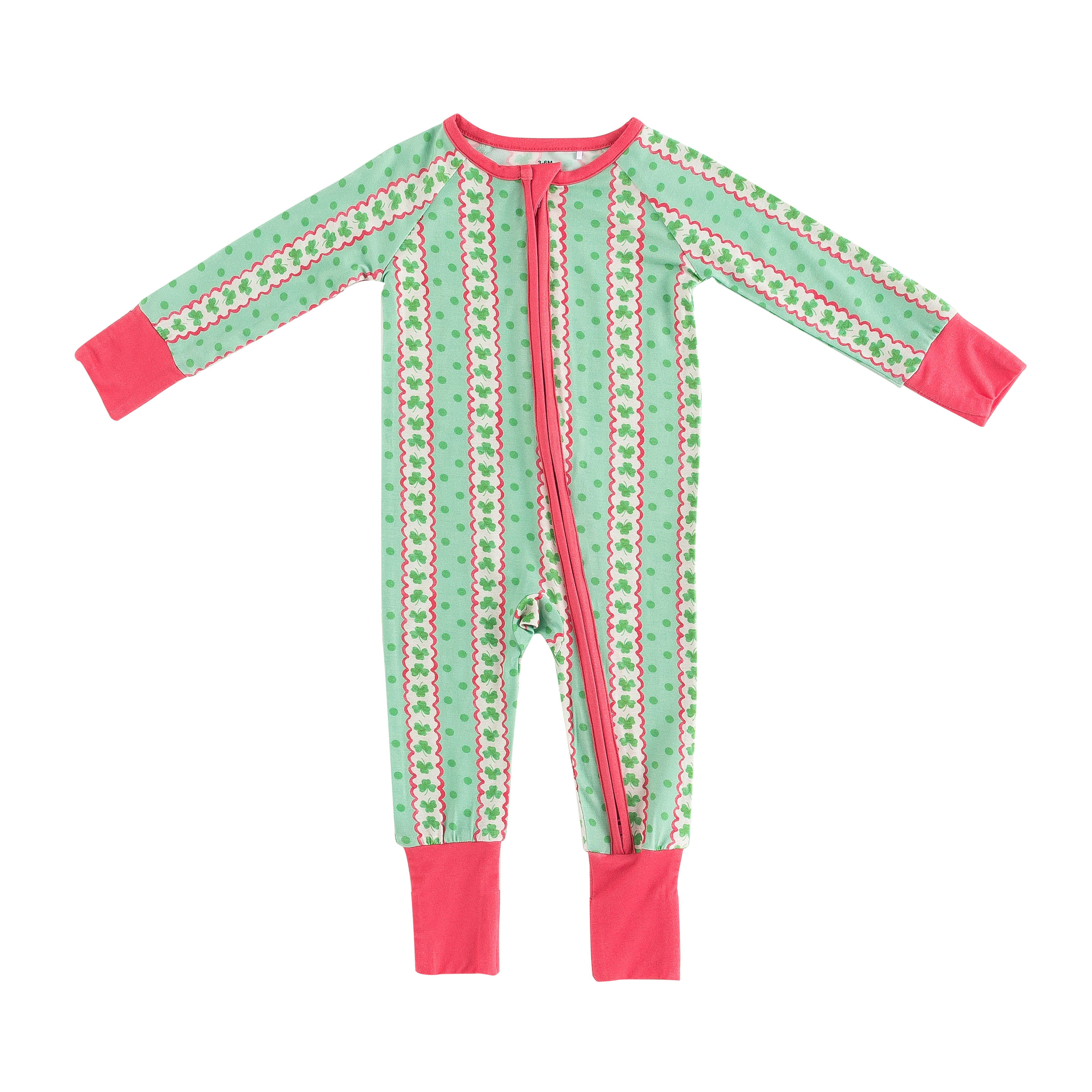 Lucky Clovers (Convertible Zip Footies)