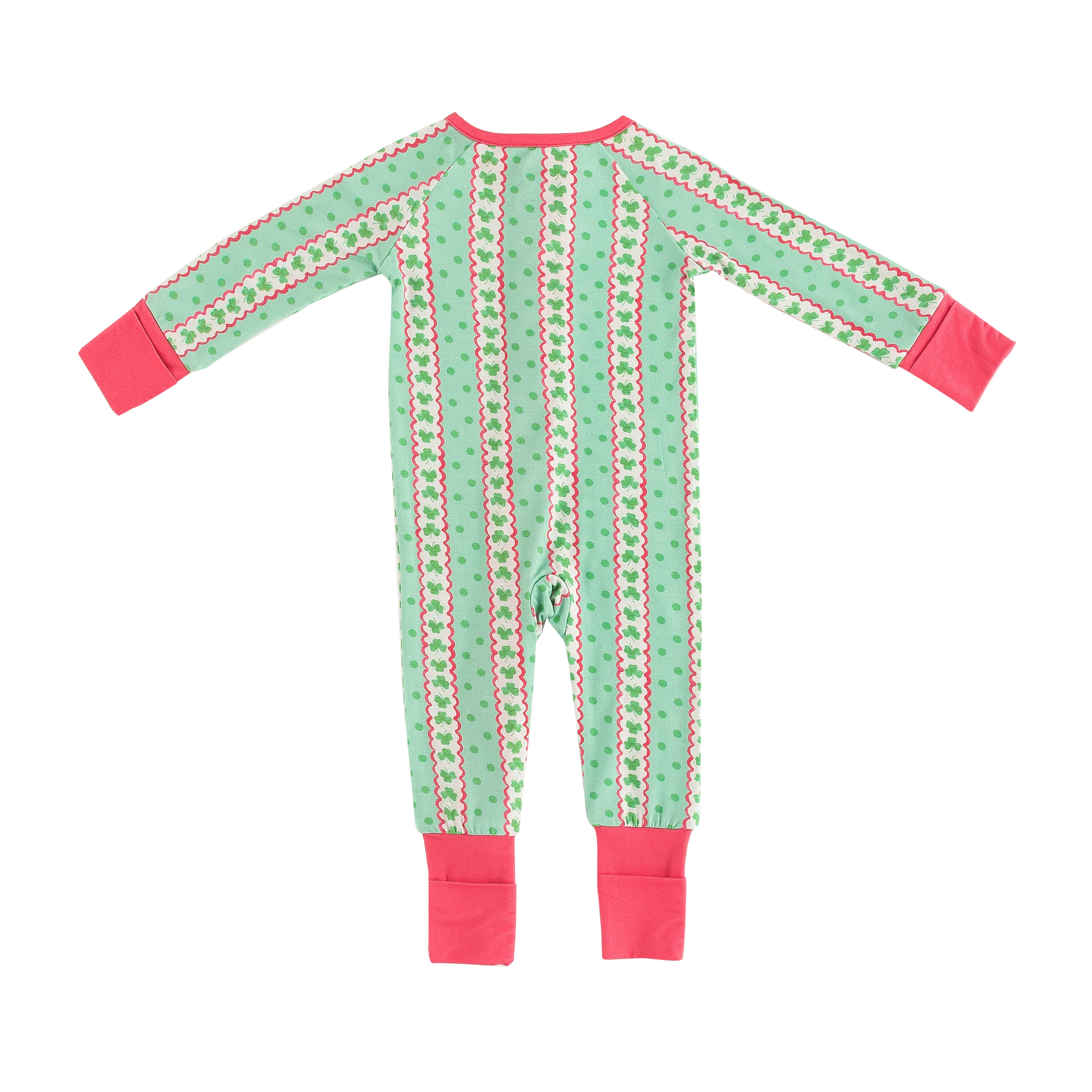 Lucky Clovers (Convertible Zip Footies)