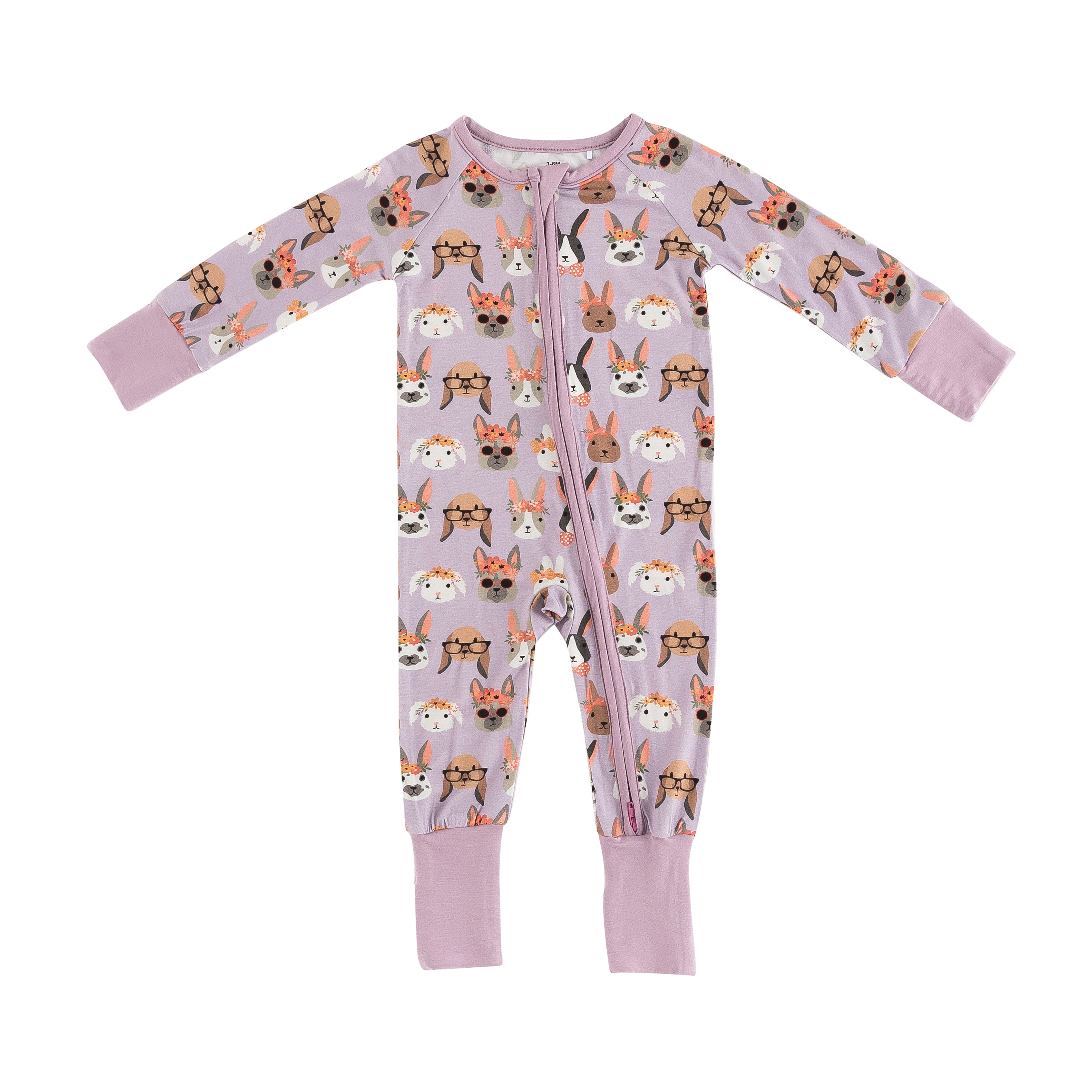 Midsummer Bunnies (Convertible Zip Footies)