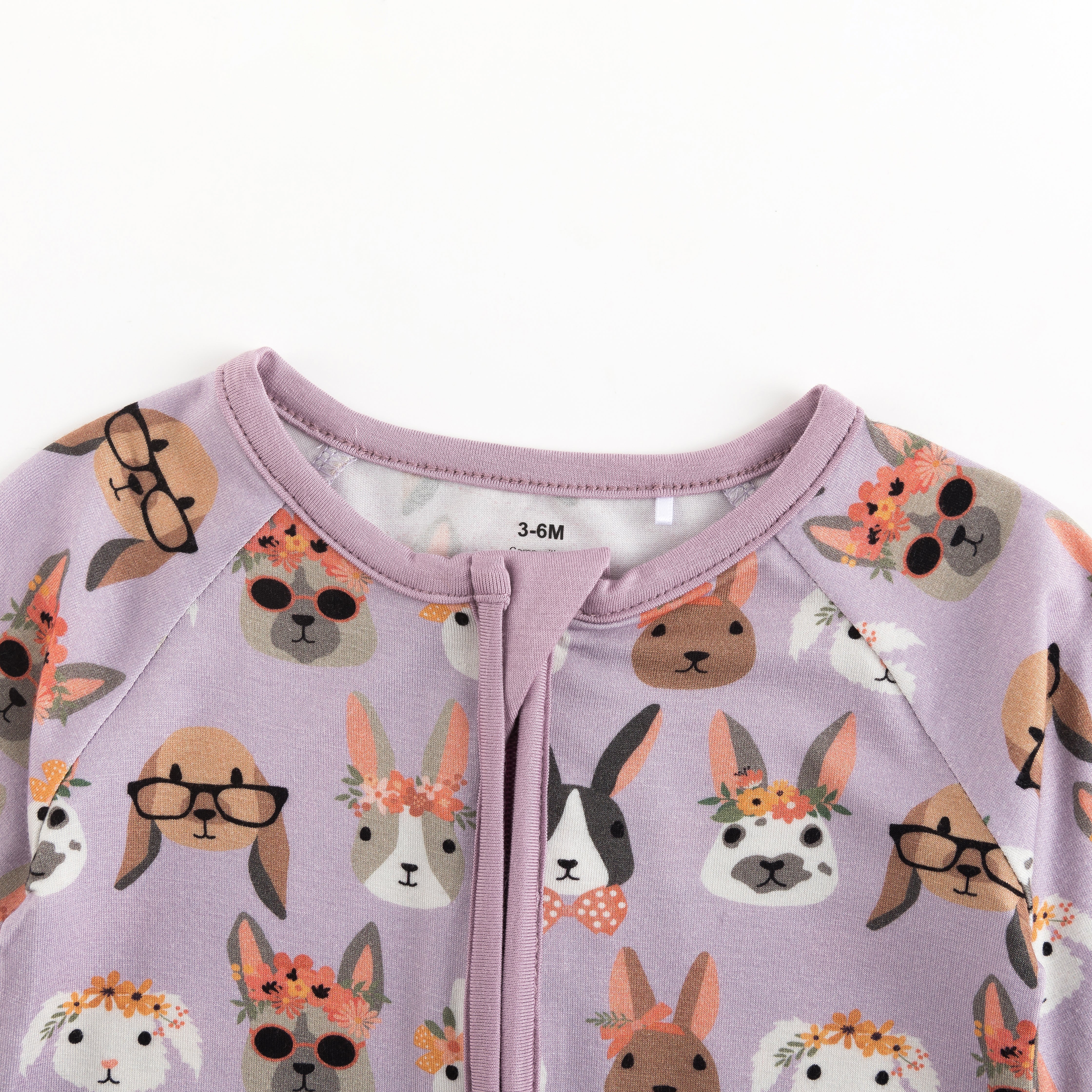 Midsummer Bunnies (Convertible Zip Footies)