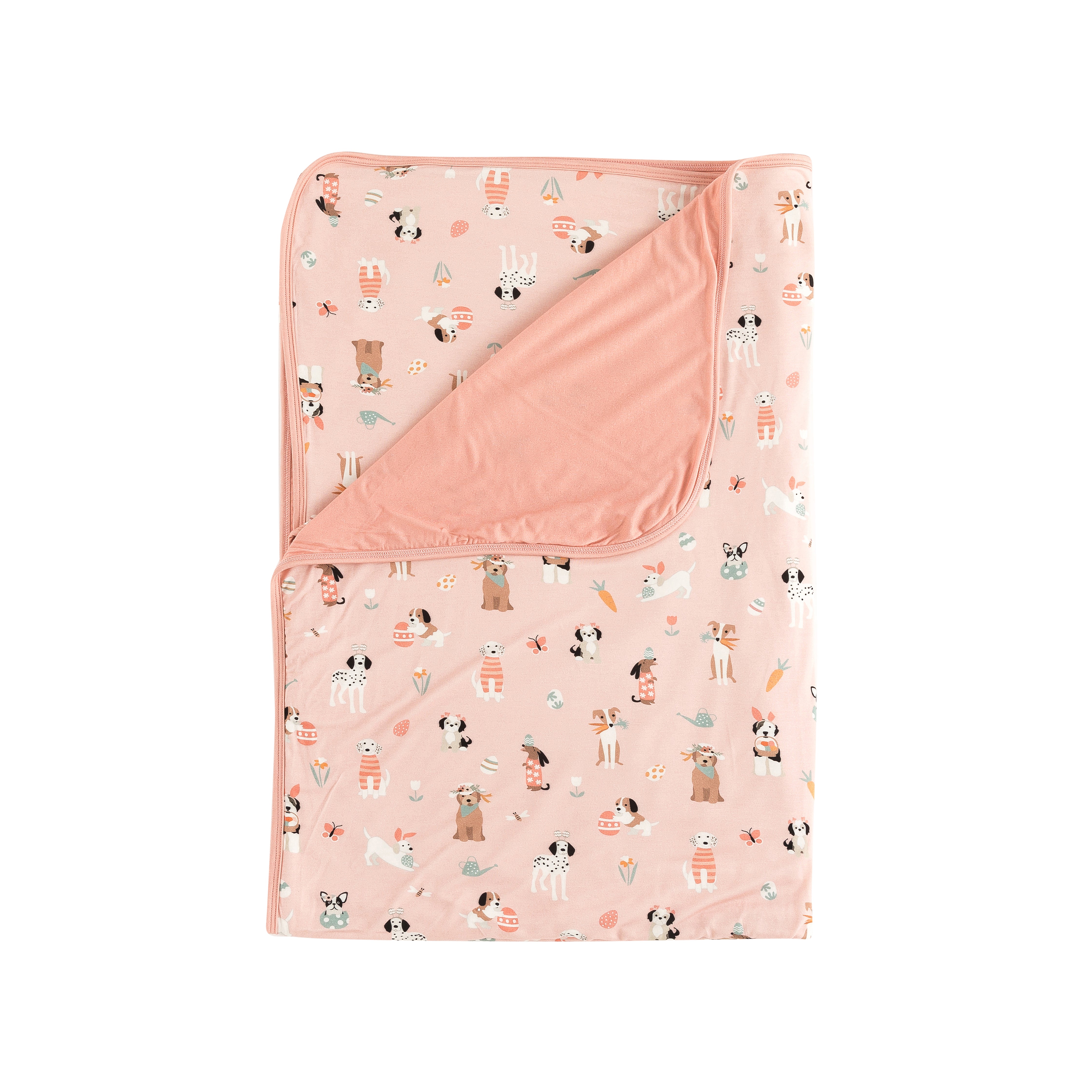 Puppy Egg Hunt (Dream Blanket) - Pink