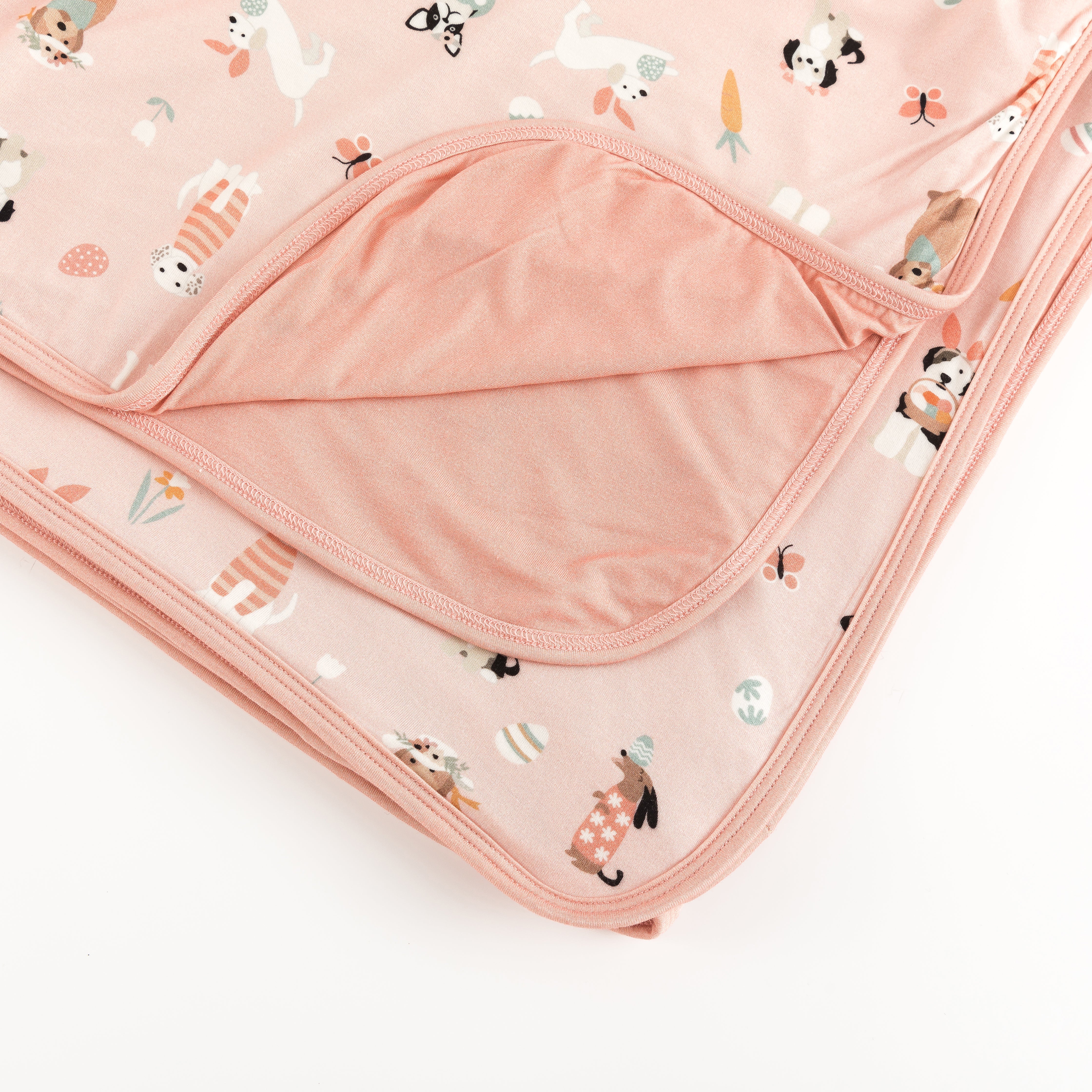 Puppy Egg Hunt (Dream Blanket) - Pink