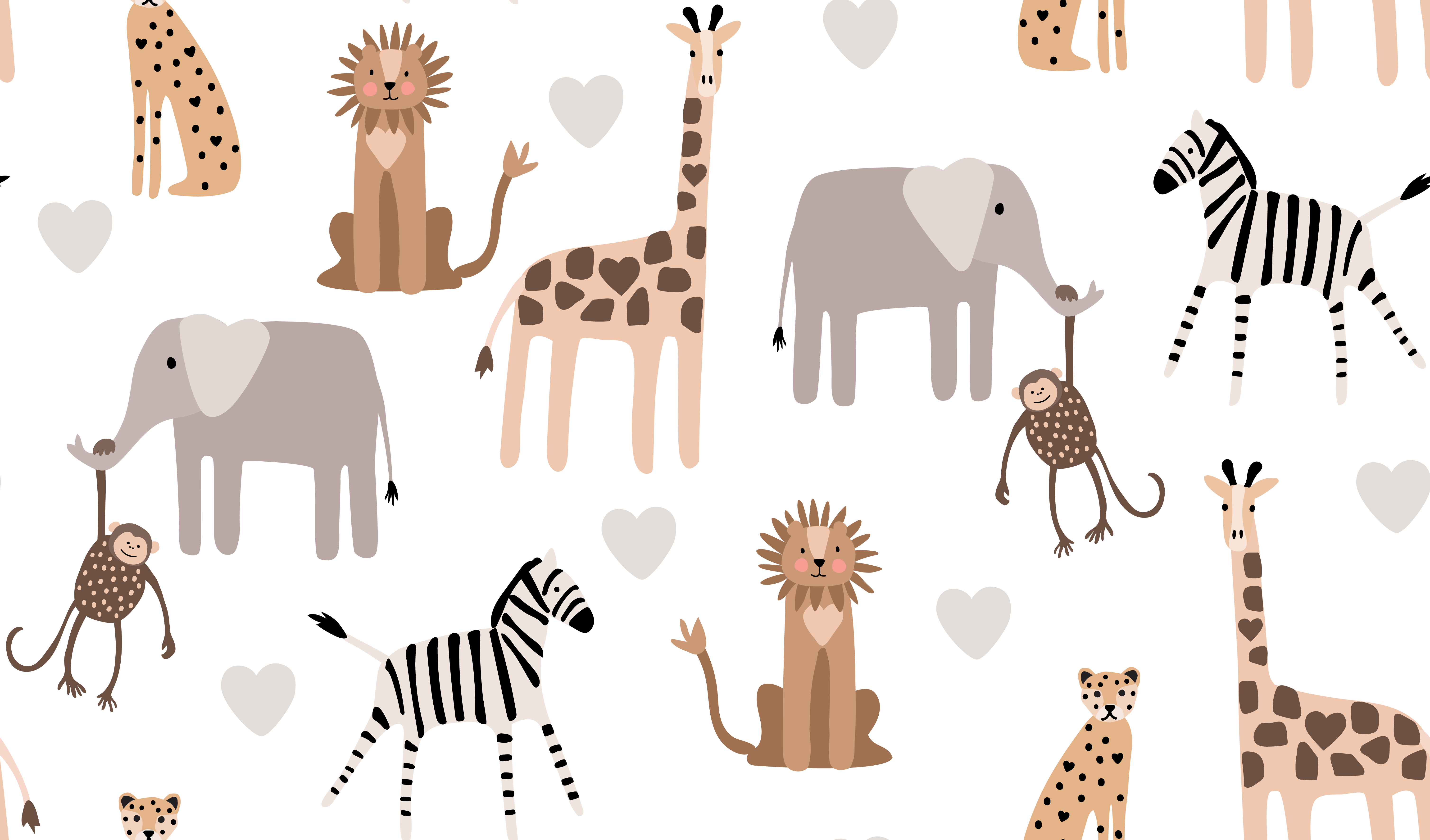 Safari Daydream (Convertible Zip Footies)