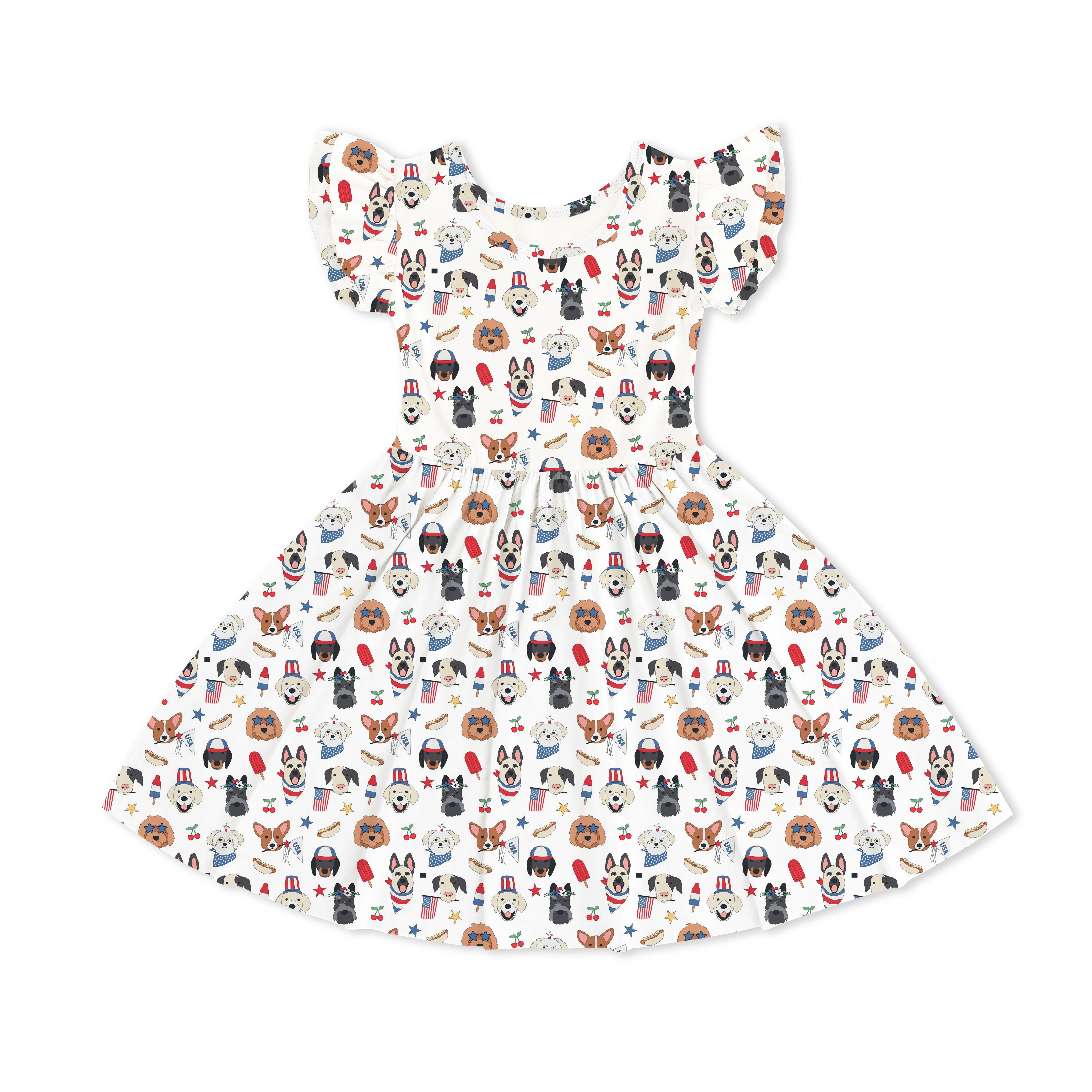 Freedom Dogs (Twirl Dress)