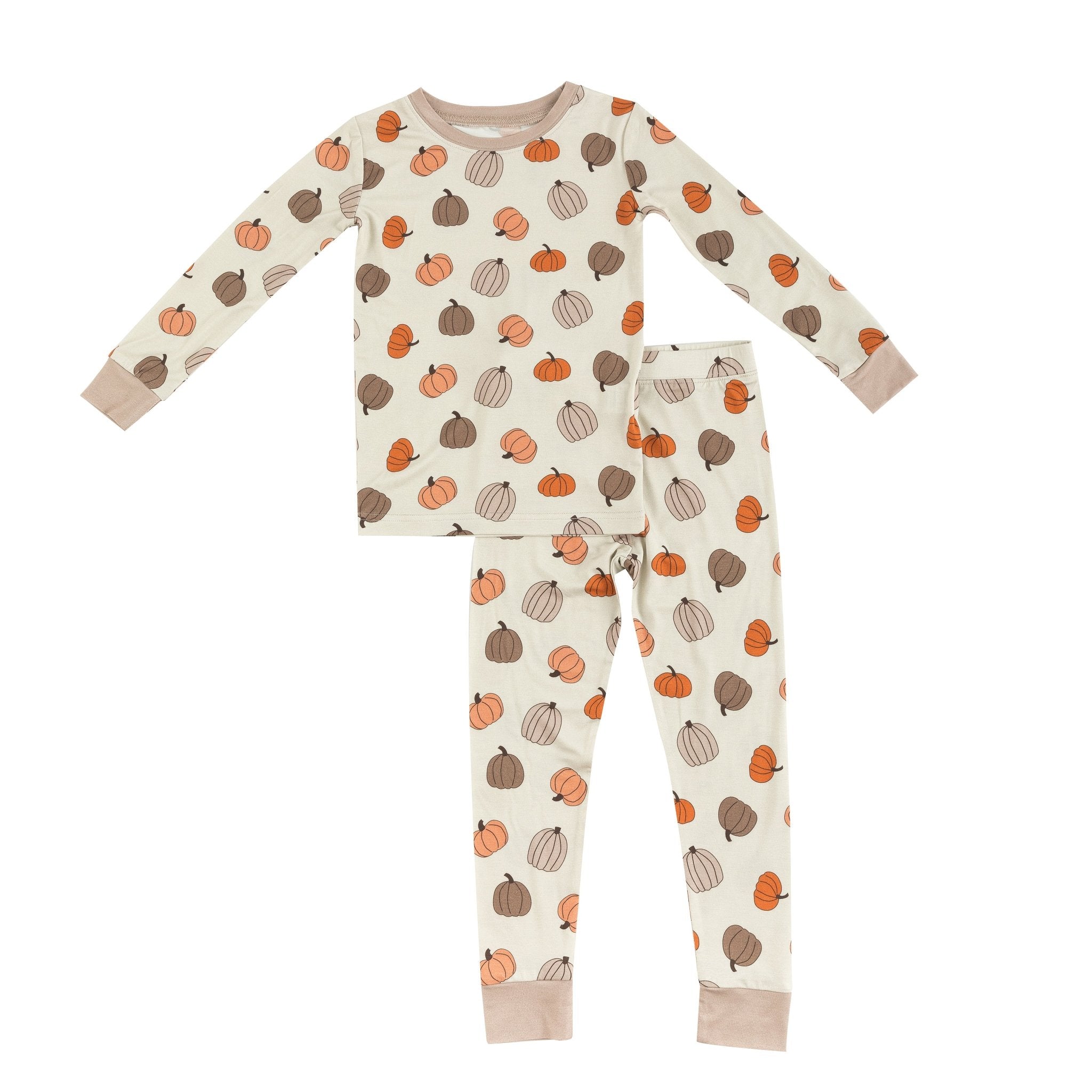 Pumpkins Beige (Women's Long Sleeve PJ)