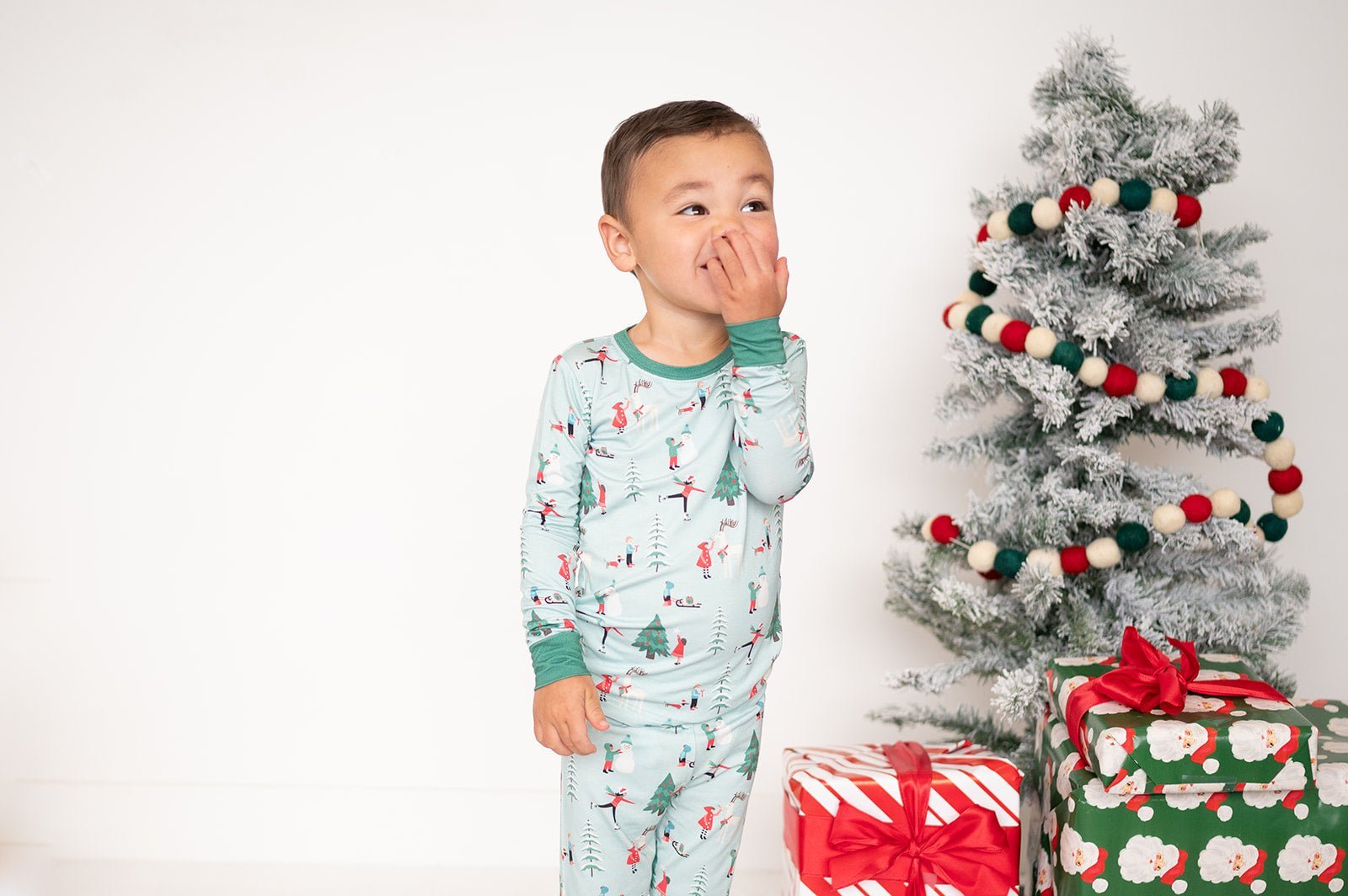 Snow Day (Long Sleeve PJ) - Green
